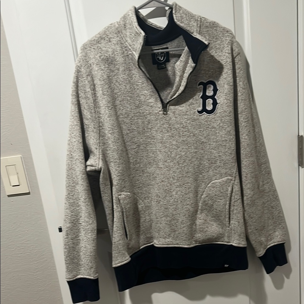 Boston Quarter Zip Sweater